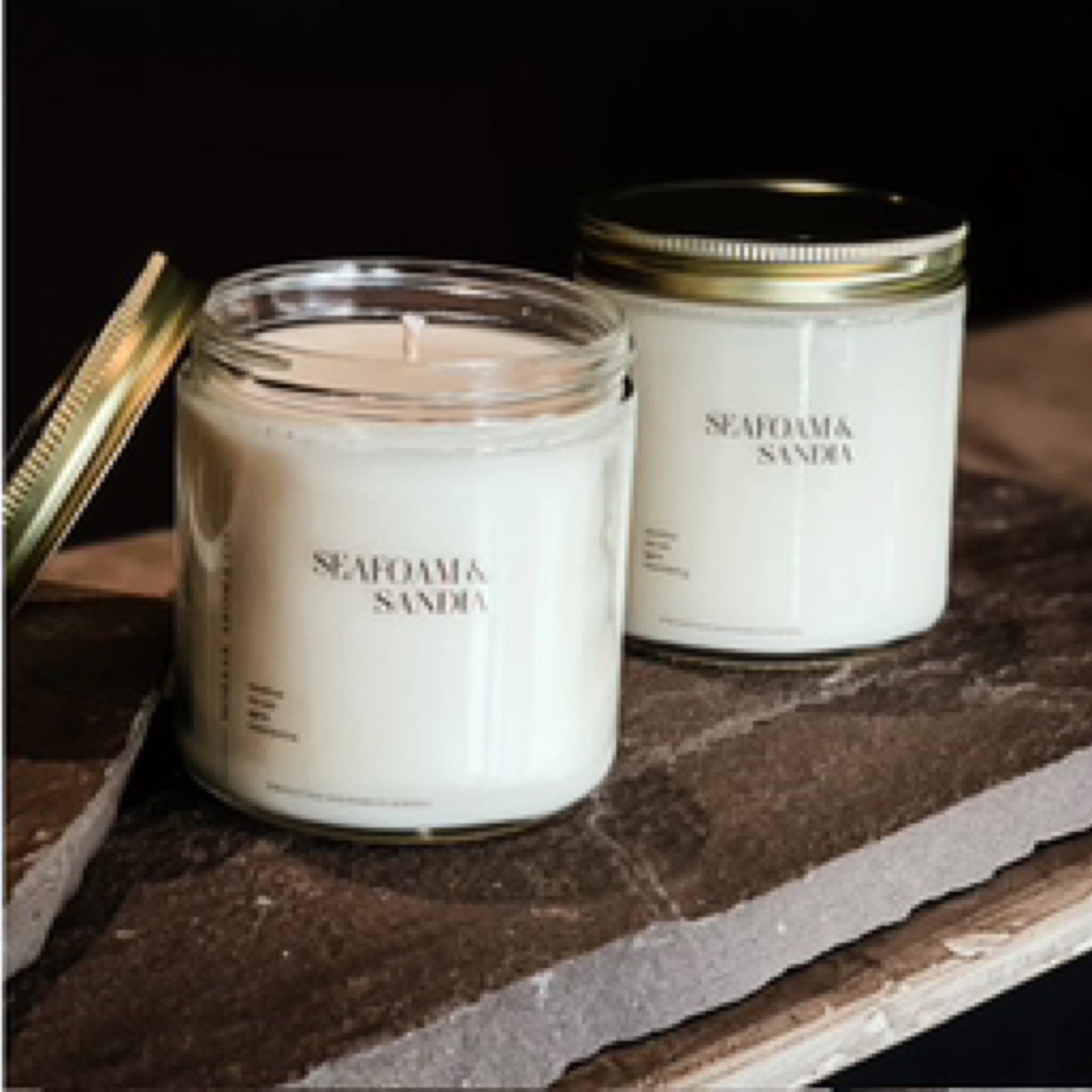 Petite Candle- Seafoam + Sandia